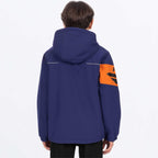 FXR Youth Jacket - ASCEND Reversible (Deep Cobalt/Jaffa Orange)