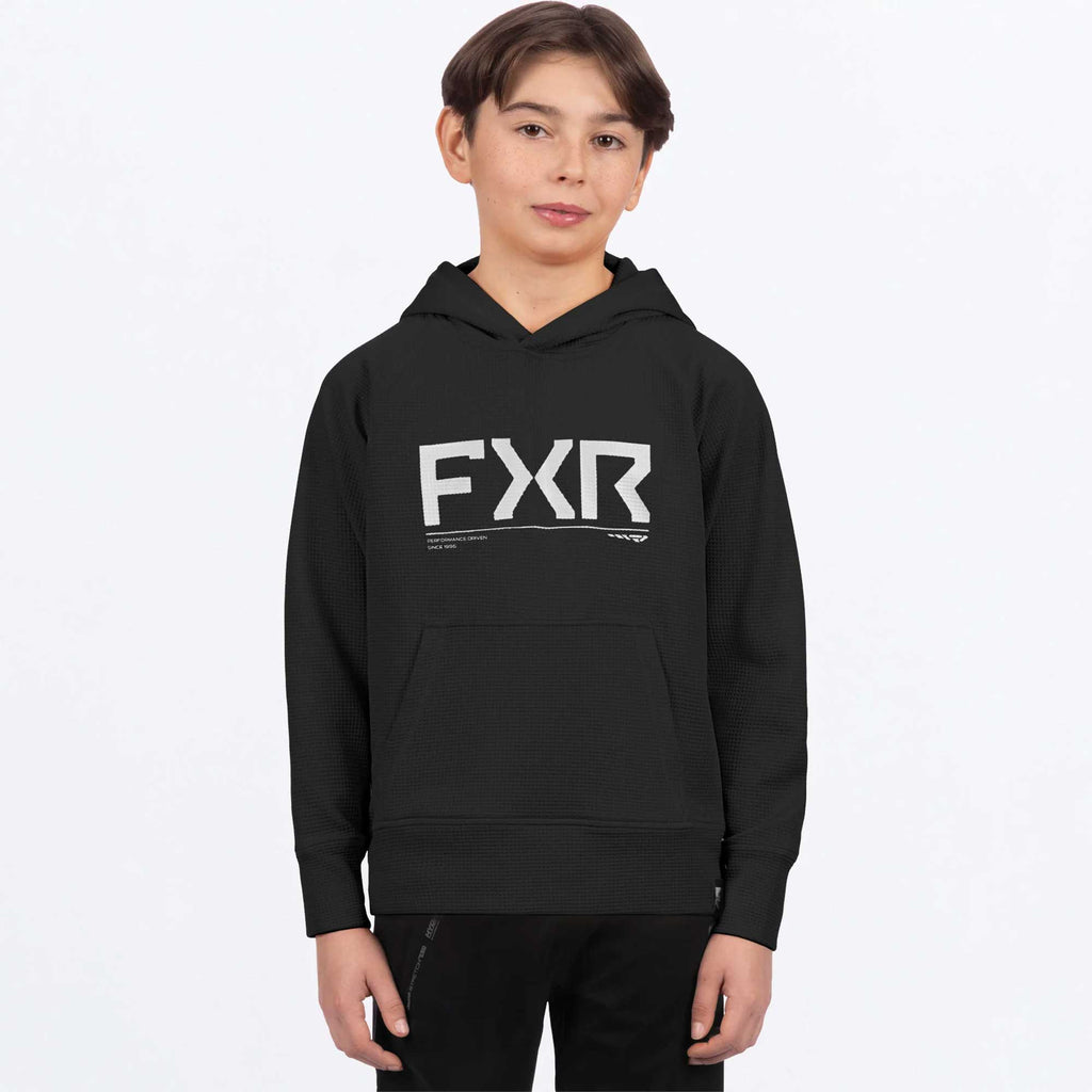 FXR Youth Hoody - Pilot UPF (Black)