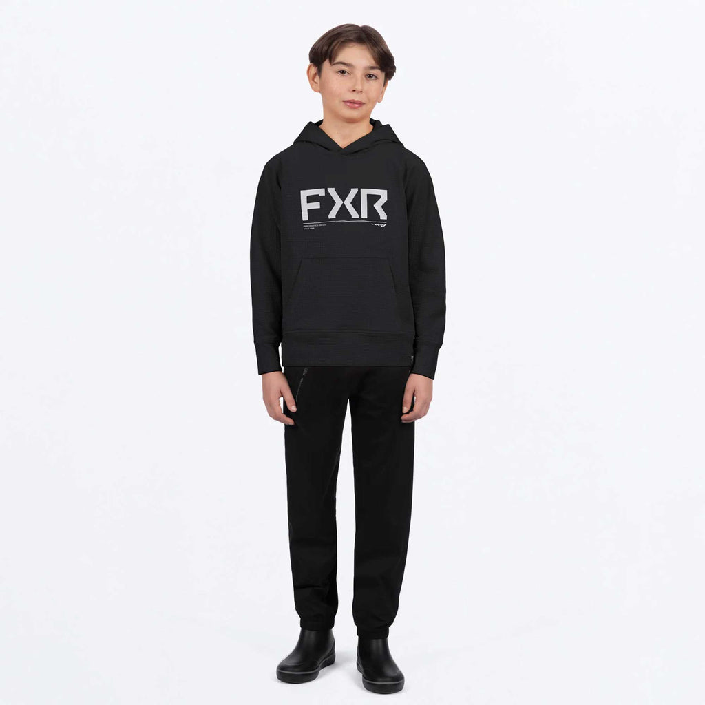 FXR Youth Hoody - Pilot UPF (Black)