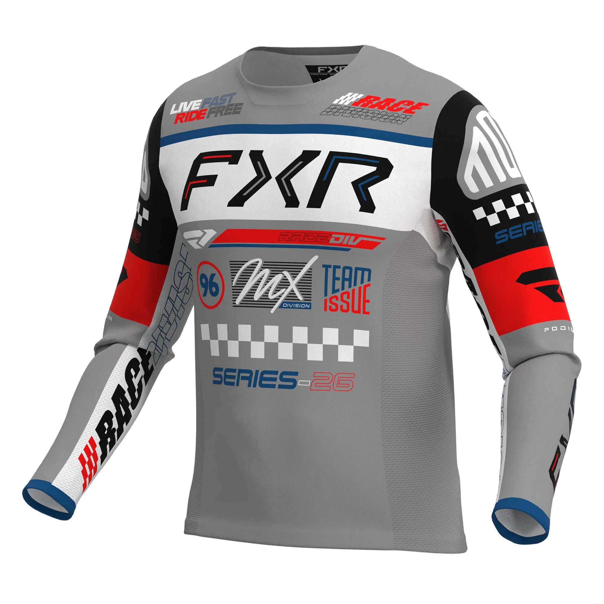 FXR Youth MX Jersey & Pant Kit Deal - MX26.5 PODIUM (Grey/White/Black)
