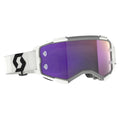 Scott FURY Goggles (White/Black) Purple Chrome Lens