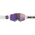 Scott FURY Goggles (White/Black) Purple Chrome Lens