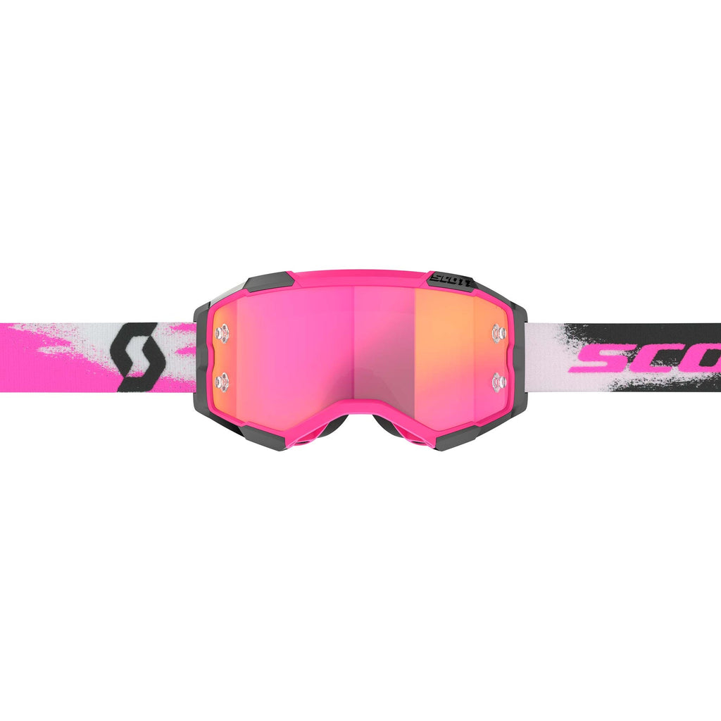 Scott FURY Goggles (Pink/Black) Pink Chrome Lens