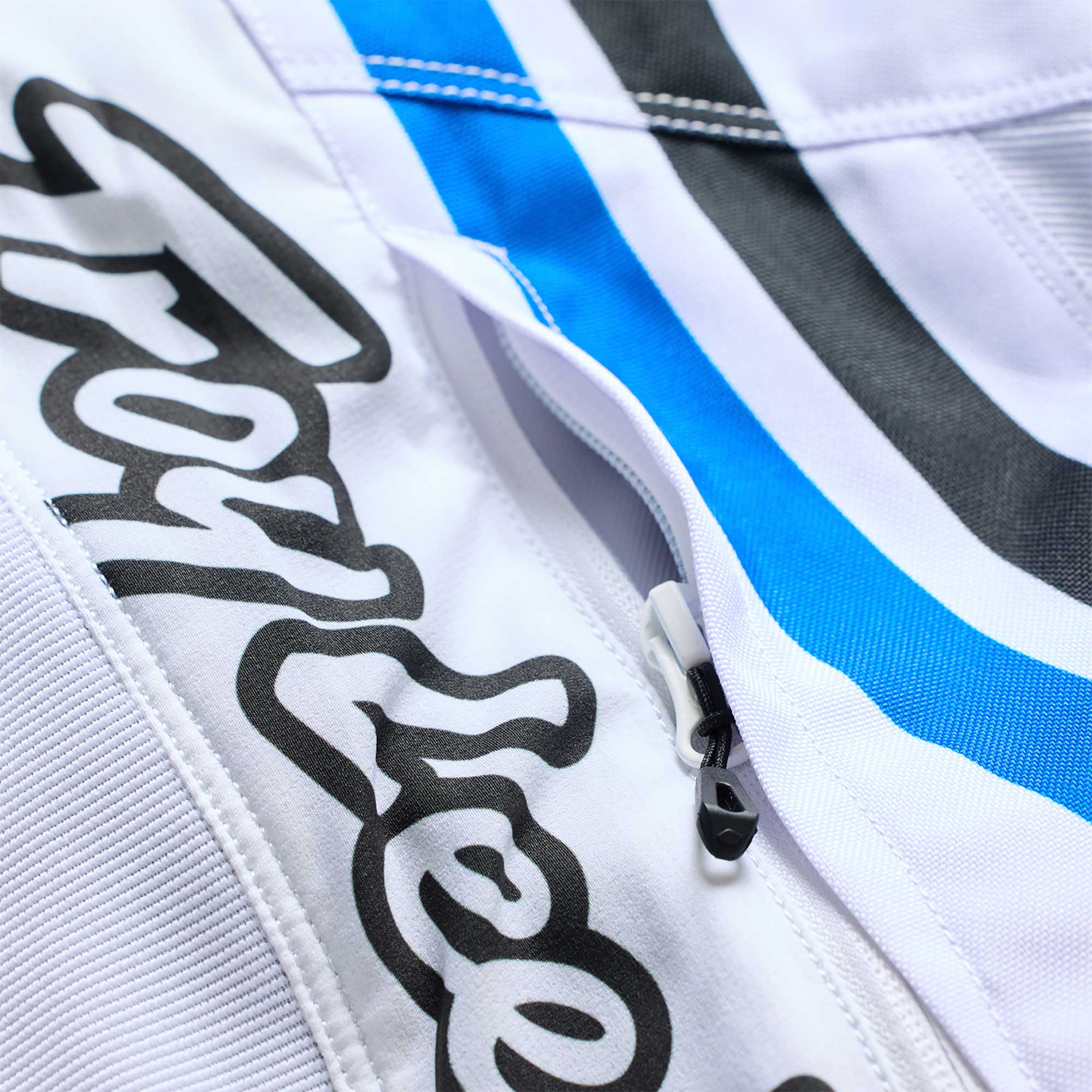Troy Lee Designs MX | SX Jersey & Pant Kit Deal GP PRO ROLLER (White / Blue)