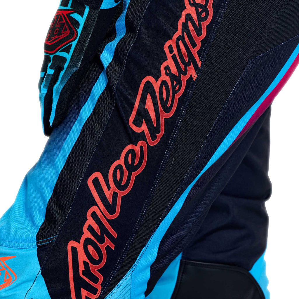 Troy Lee Designs MX | SX Jersey & Pant Kit Deal GP PRO FRAMEWORK (Black / Cyan)