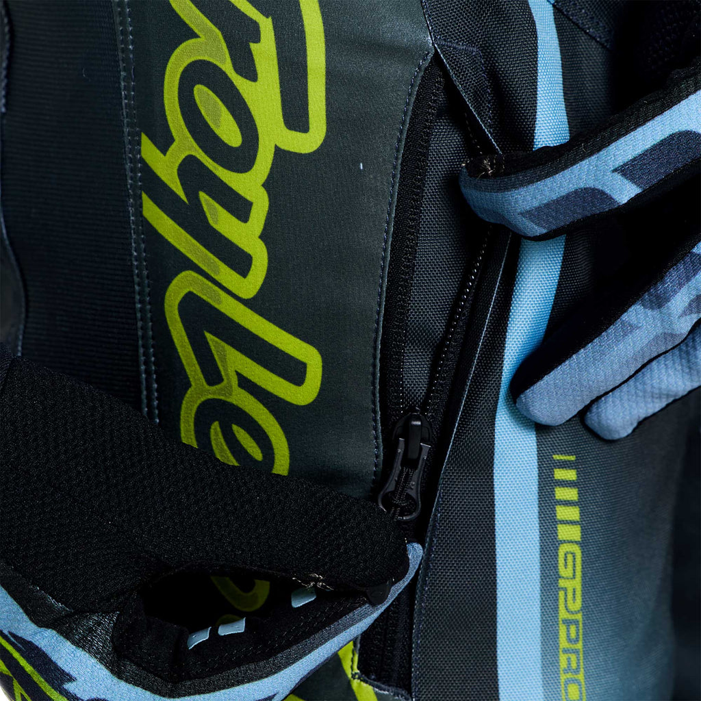 Troy Lee Designs MX | SX Jersey & Pant Kit Deal GP PRO FRAMEWORK (Carbon / Gray)