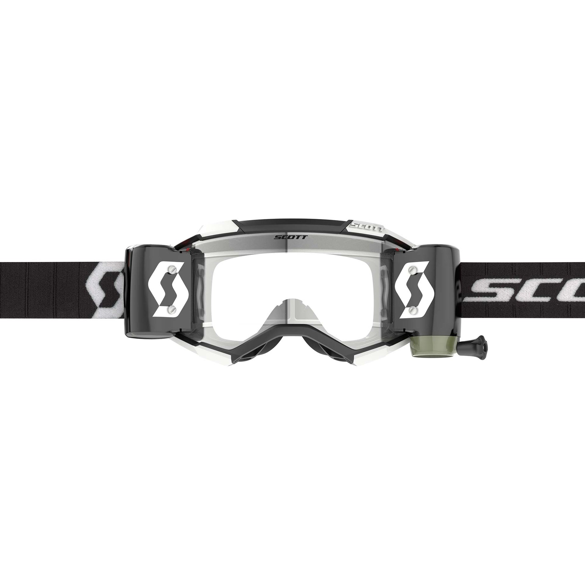 Scott FURY WFS Roll-Off Goggles (Black/White)