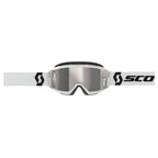 Scott PRIMAL Goggles (White) Chrome Silver Lens