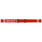 Scott PRIMAL Goggles (Red/White) Chrome Orange Lens