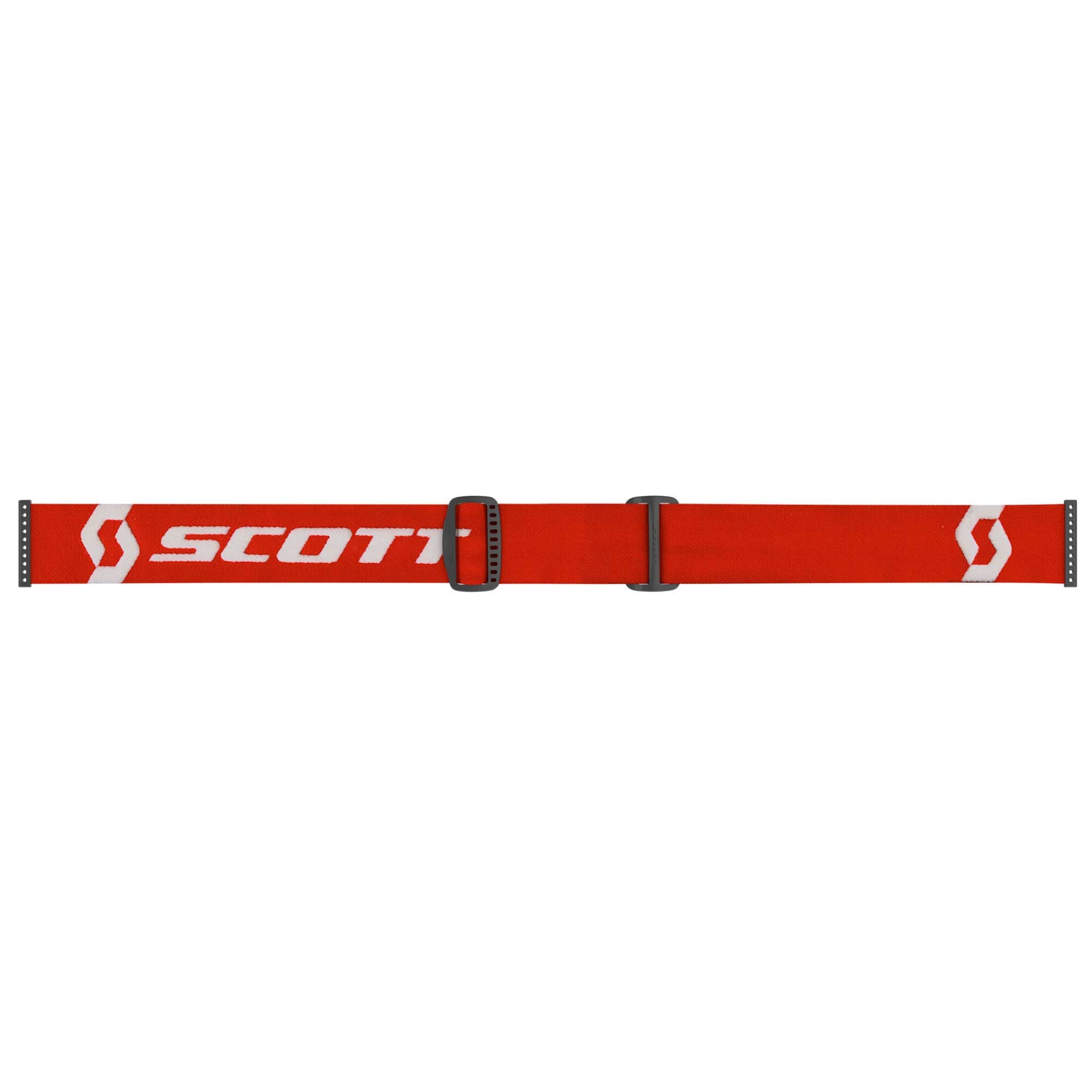 Scott PRIMAL Goggles (Red/White) Chrome Orange Lens