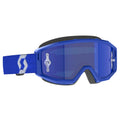 Scott PRIMAL Goggles (Blue/White) Chrome Blue Lens