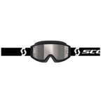 Scott PRIMAL Goggles (Black/White) Chrome Silver Lens