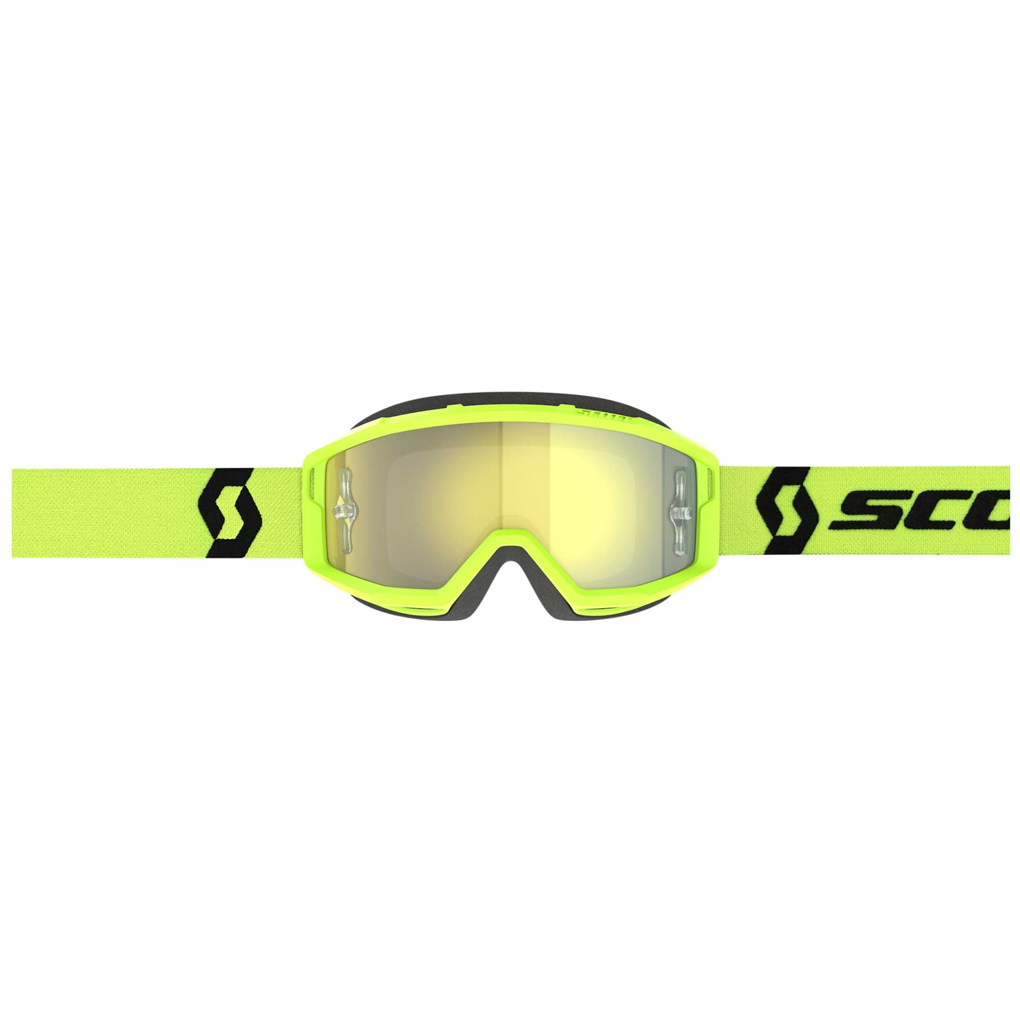 Scott PRIMAL Goggles (Yellow/Black) Chrome Yellow Lens