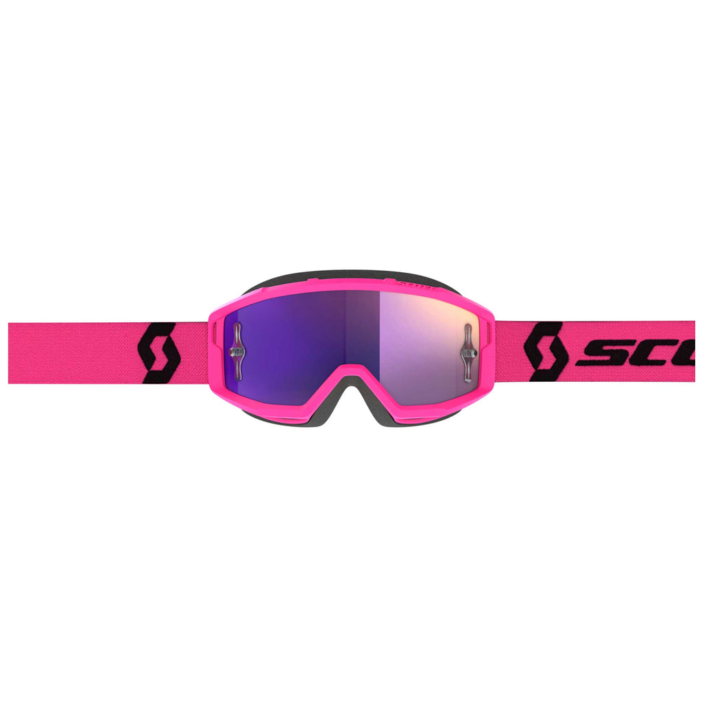 Scott PRIMAL Goggles (Pink/Black) Chrome Purple Lens