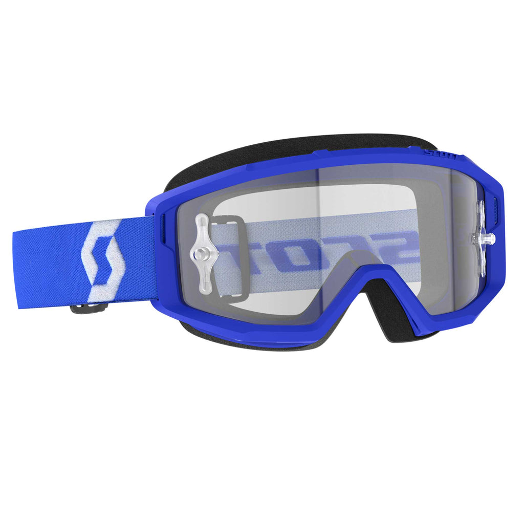 Scott PRIMAL Goggles (Blue/White) Clear Lens