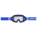 Scott PRIMAL Goggles (Blue/White) Clear Lens