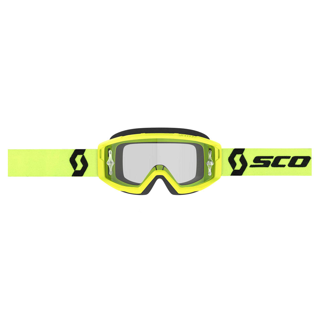 Scott PRIMAL Goggles (Yellow/Black) Clear Lens