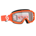 Scott PRIMAL Goggles (Orange/White) Clear Lens