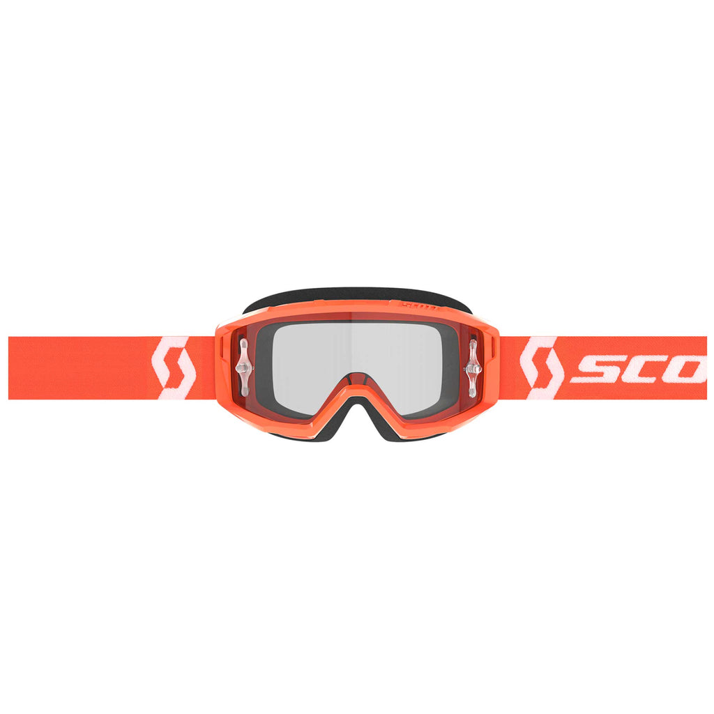 Scott PRIMAL Goggles (Orange/White) Clear Lens