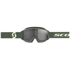 Scott PRIMAL SAND Goggles (Khaki Green) Dark Grey Lens