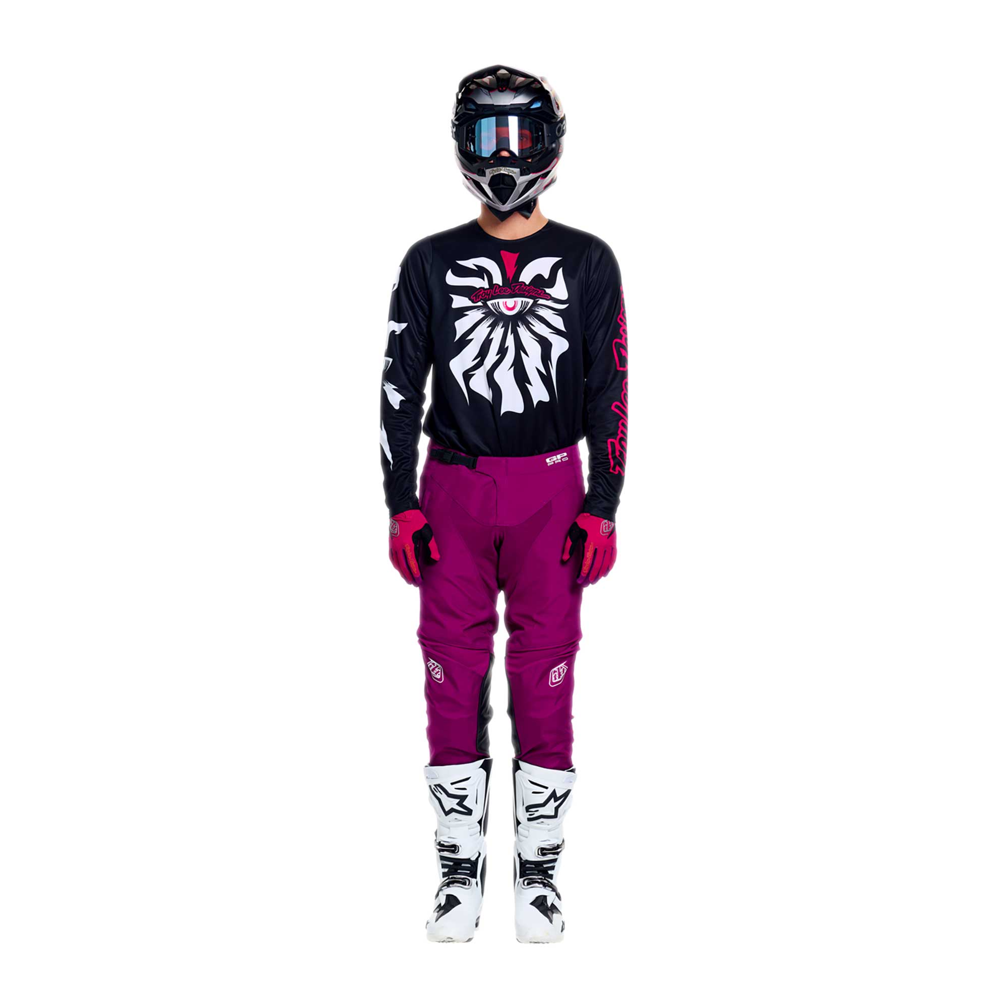 Troy Lee Designs MX Youth Pants - GP PRO MONO (Fuchsia)