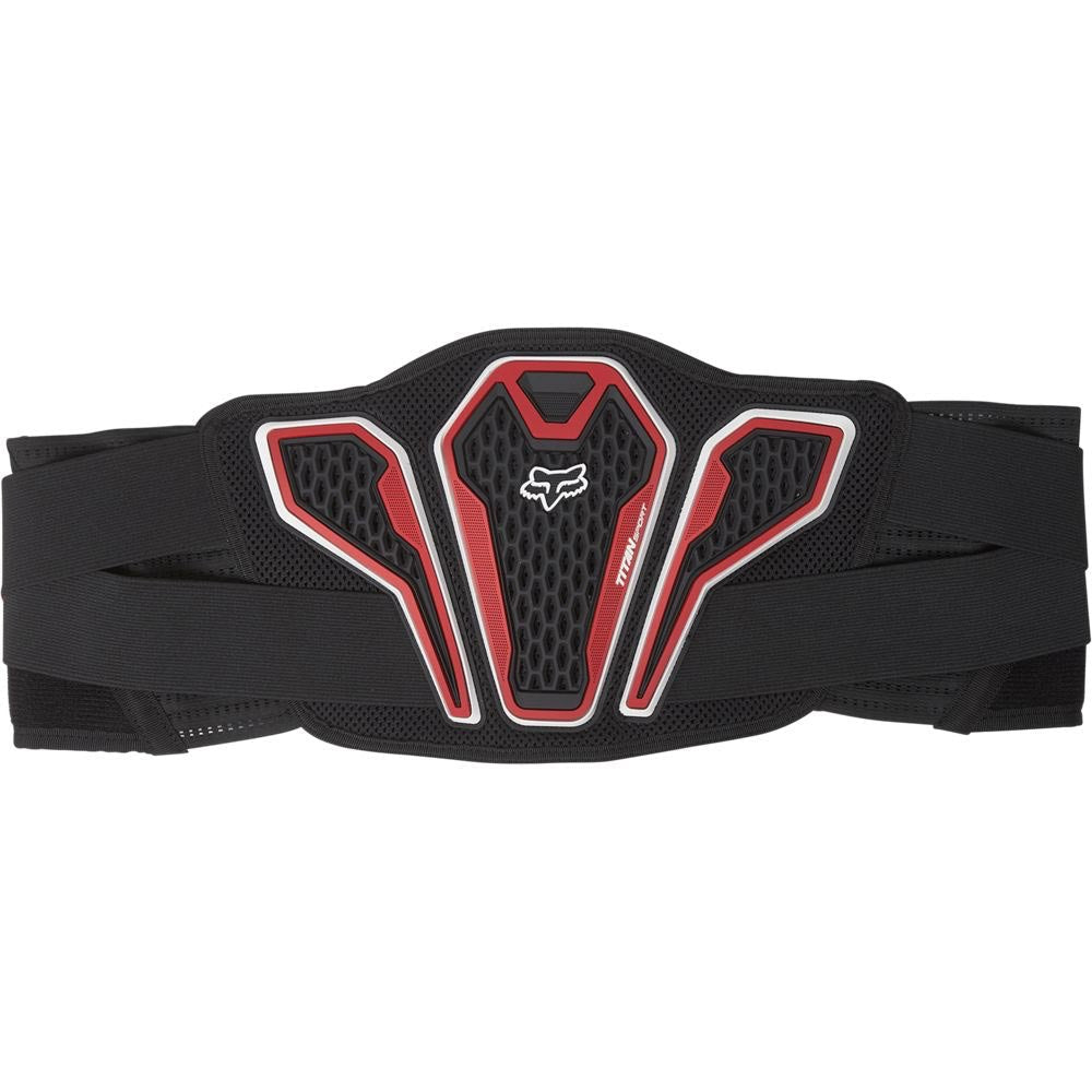 FOX Racing MX | MTB Youth Kidney Belt - Titan Sport (Black/Red)