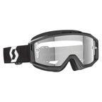 Scott SPLIT OTG Goggles (Black/White) Clear Lens