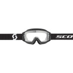Scott SPLIT OTG Goggles (Black/White) Clear Lens