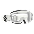Scott SPLIT OTG Goggles (White/Black) Clear Lens