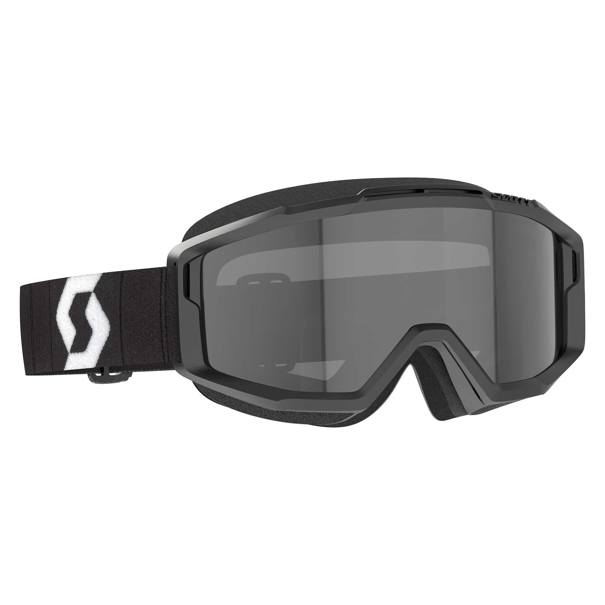 Scott SPLIT OTG SAND Goggles (Black/White) Dark Grey Lens