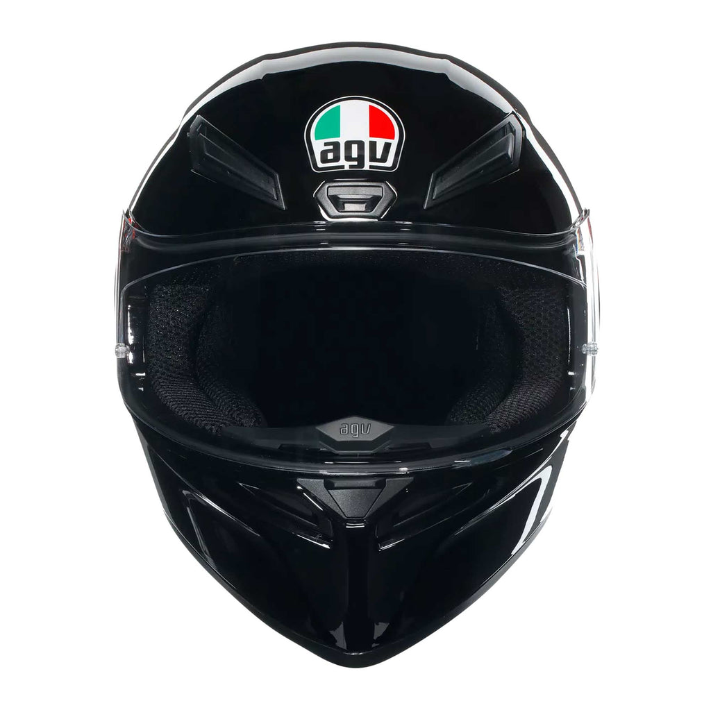 AGV K1-S Solid Motorcycle Helmet (Gloss Black)