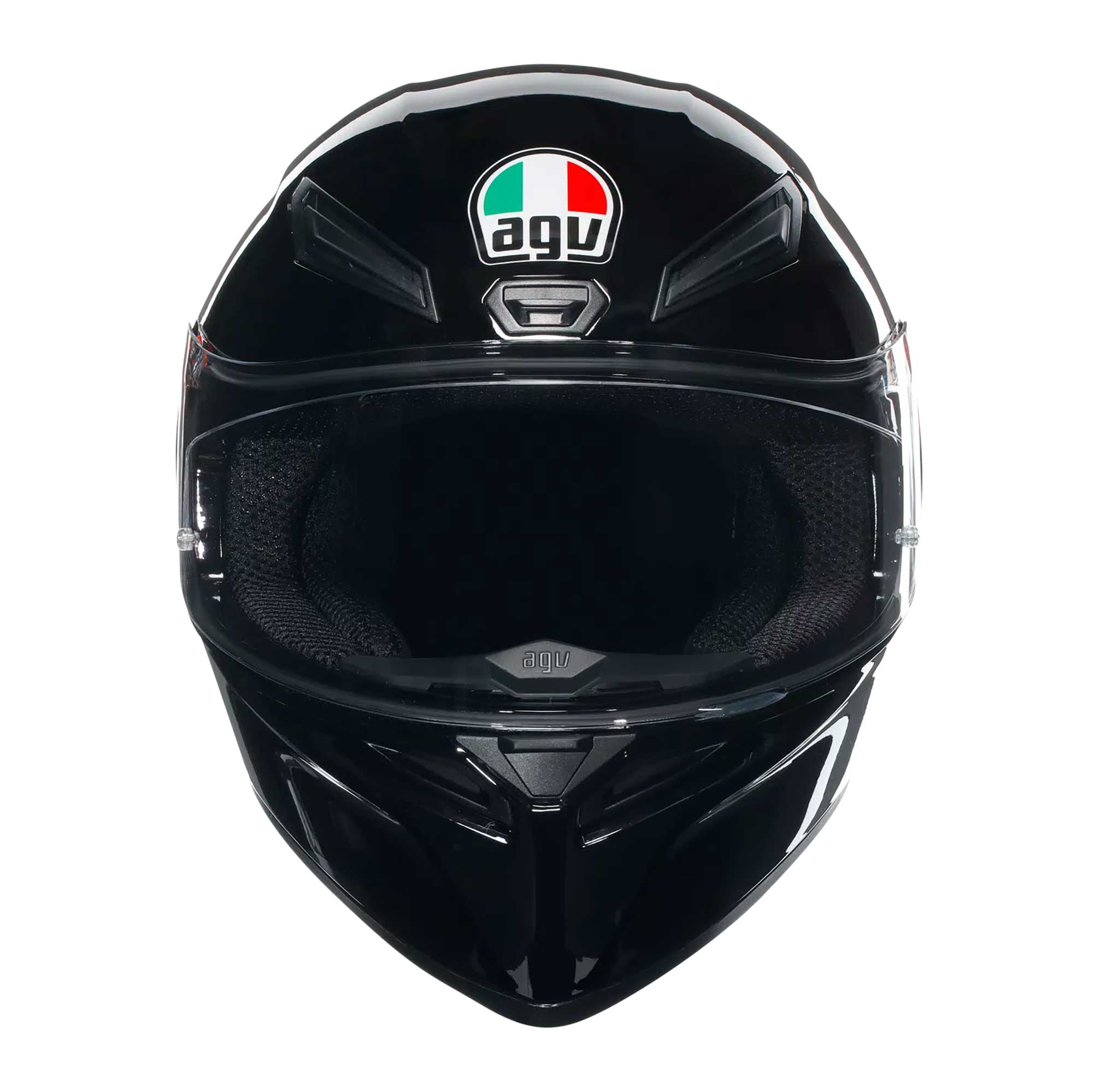 AGV K1-S Solid Motorcycle Helmet (Gloss Black)