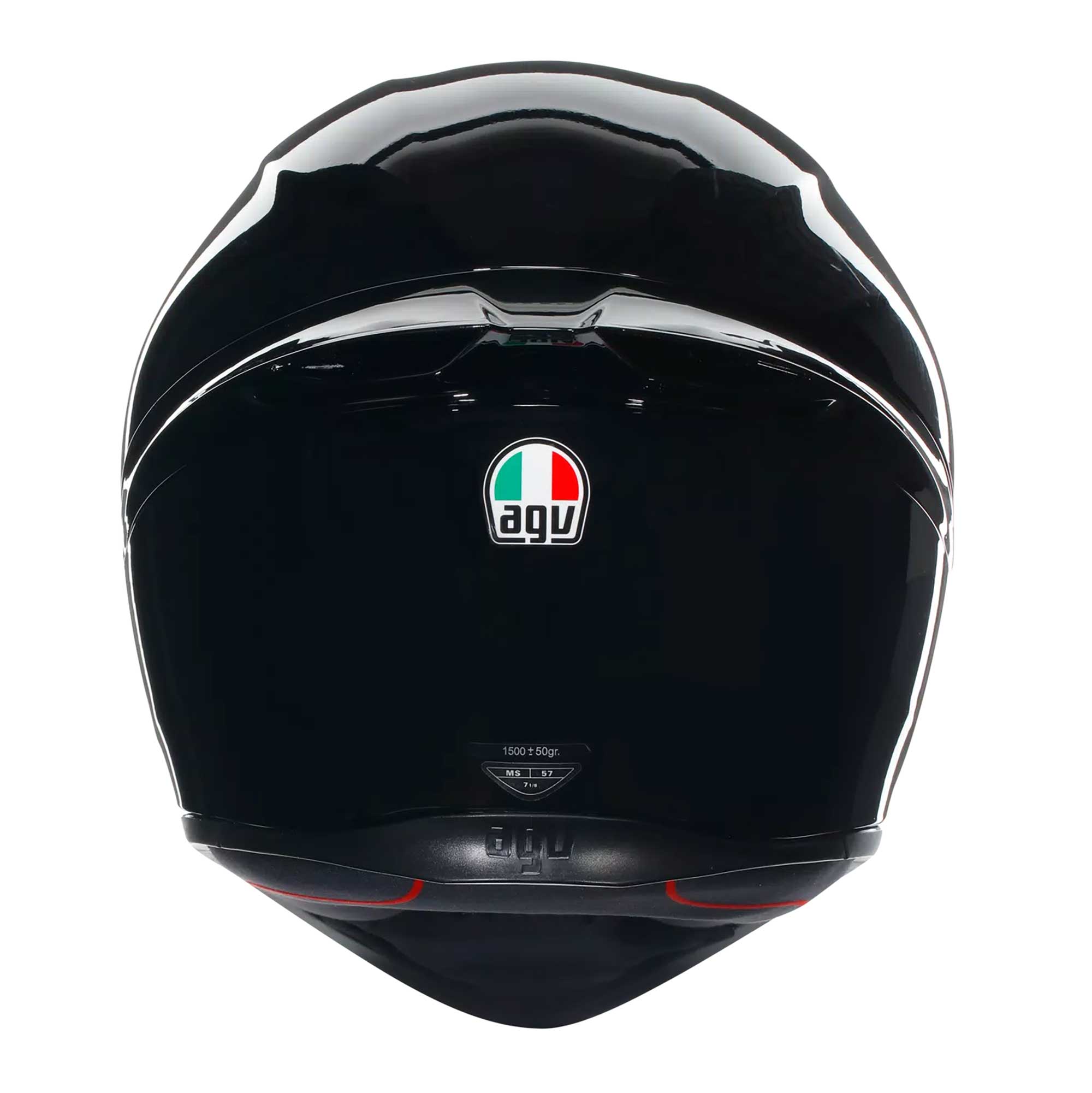AGV K1-S Solid Motorcycle Helmet (Gloss Black)