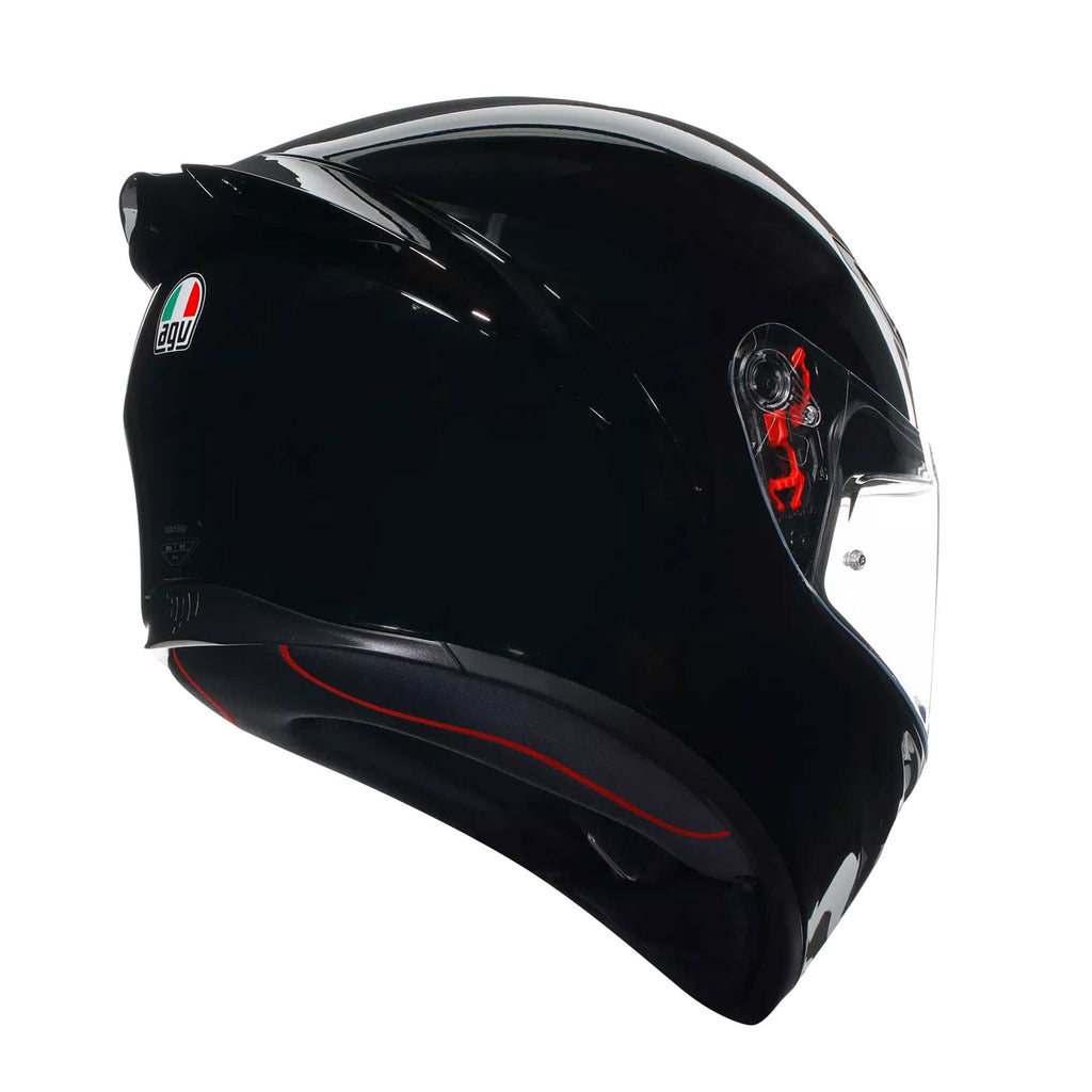 AGV K1-S Solid Motorcycle Helmet (Gloss Black)
