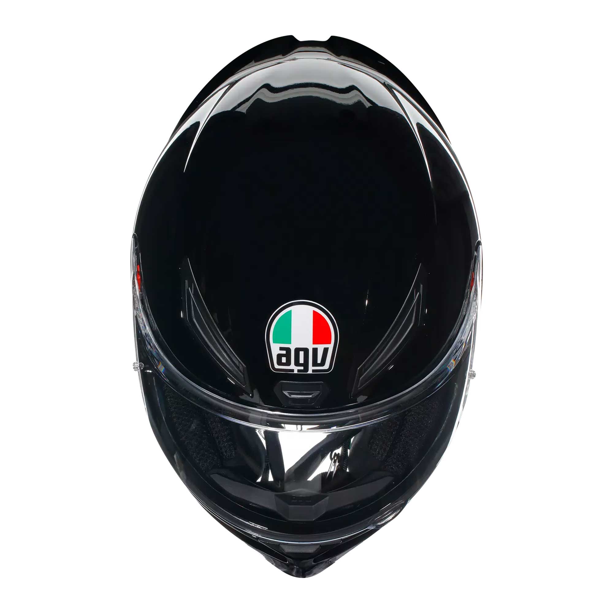 AGV K1-S Solid Motorcycle Helmet (Gloss Black)