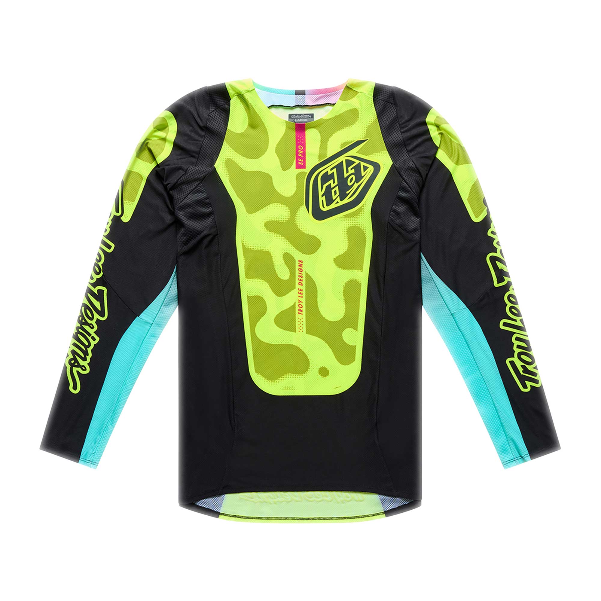 Troy Lee Designs MX | SX Jersey & Pant Kit Deal SE PRO MYTH (Black / Fluo Yellow)