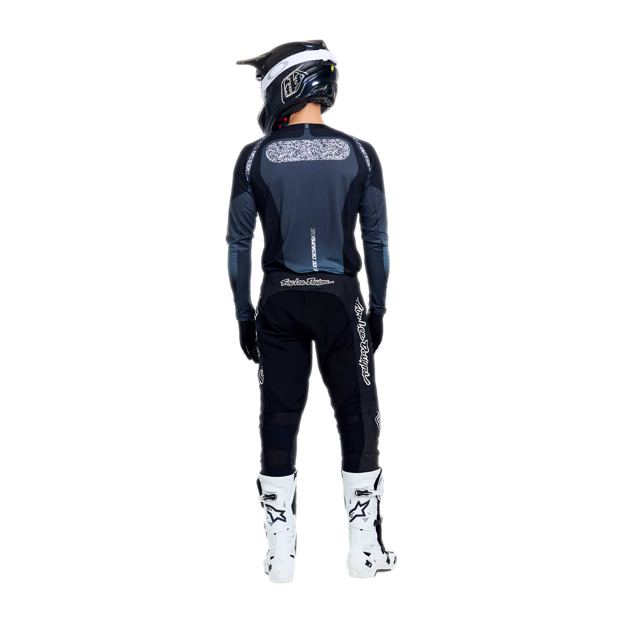 Troy Lee Designs MX | SX Jersey & Pant Kit Deal SE PRO SEVER (Black / Dark Gray)