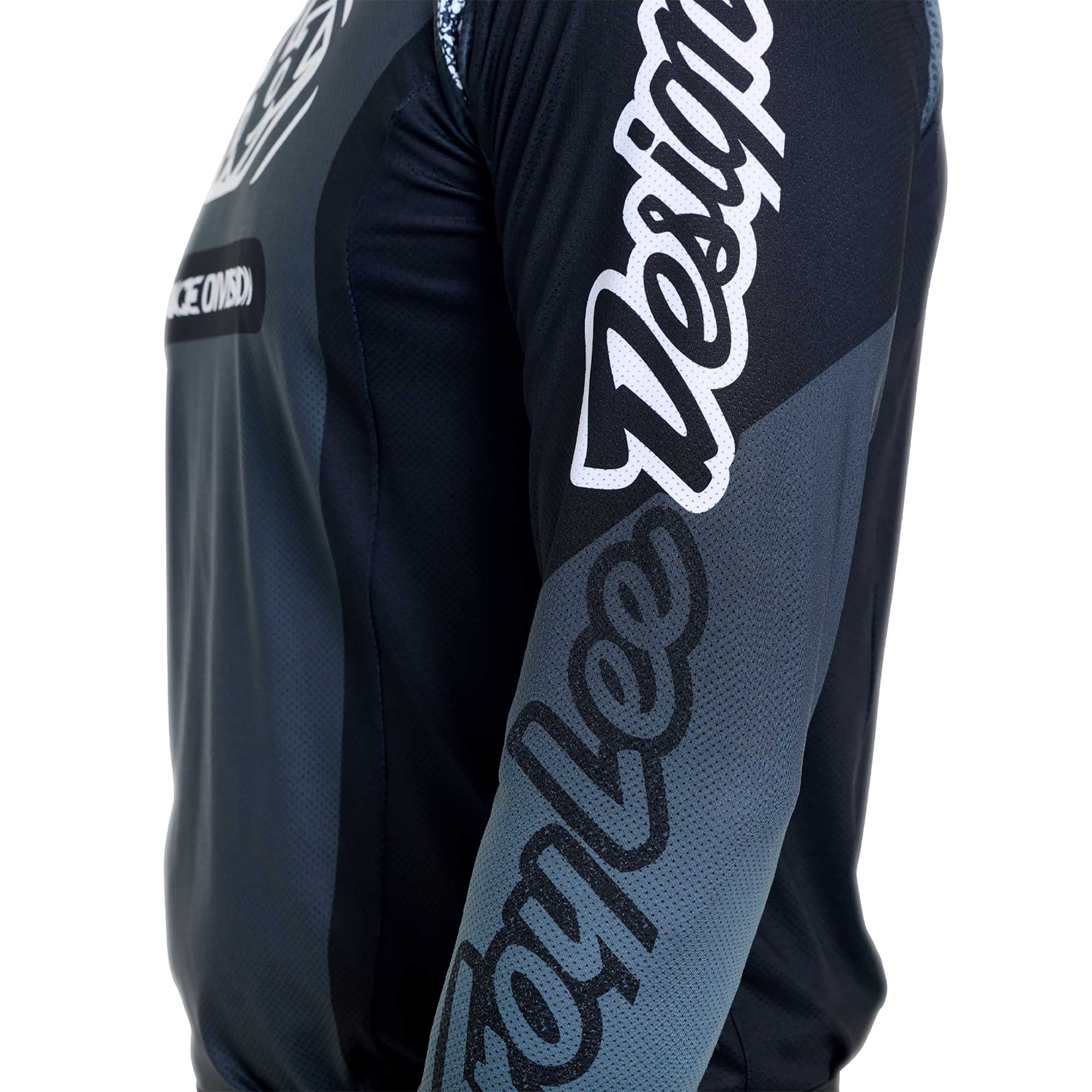 Troy Lee Designs MX | SX Jersey & Pant Kit Deal SE PRO SEVER (Black / Dark Gray)