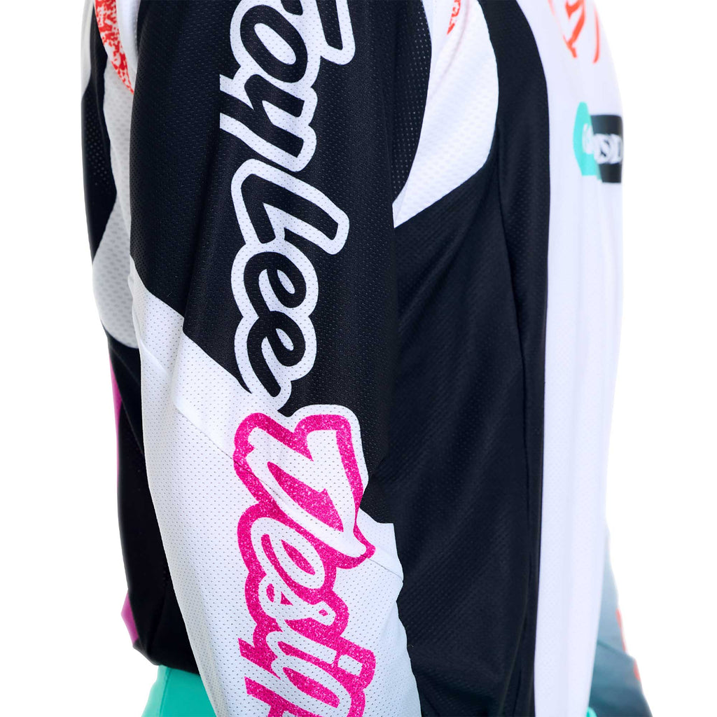 Troy Lee Designs MX | SX Jersey & Pant Kit Deal SE PRO SEVER (White / Teal)