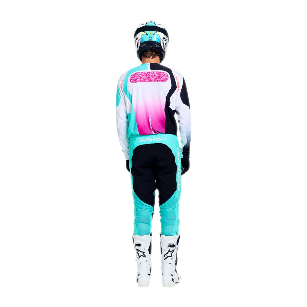 Troy Lee Designs MX | SX Jersey & Pant Kit Deal SE PRO SEVER (White / Teal)
