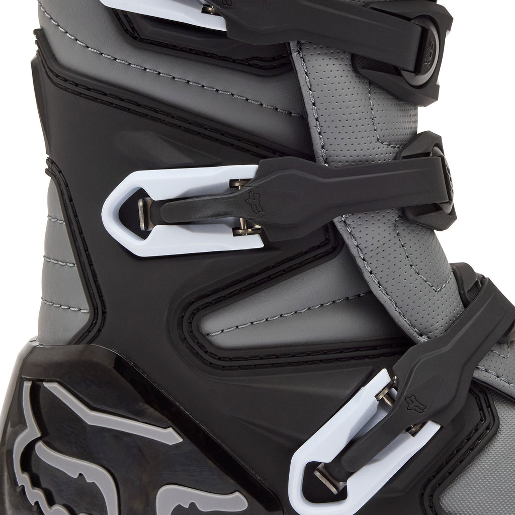 FOX Racing Youth COMP MX Boots (Black/Grey)