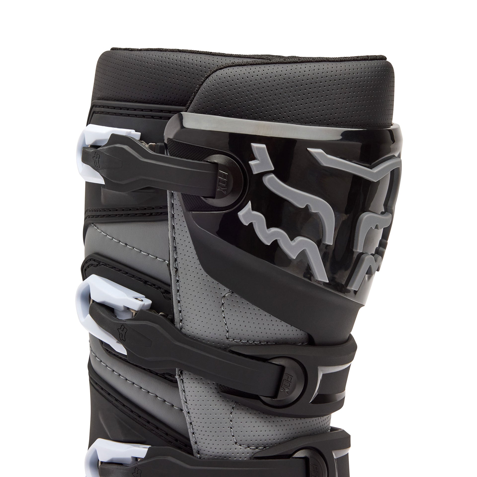 FOX Racing Youth COMP MX Boots (Black/Grey)