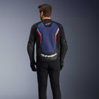 Alpinestars GP FORCE V2 Motorcycle Leather Sports Jacket (Black/Blue/Red Fluo)