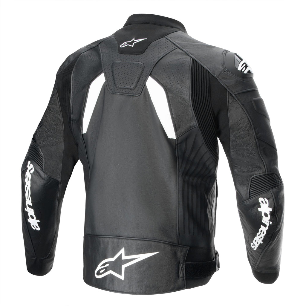 Alpinestars GP Plus R V4 Airflow Motorcycle Leather Jacket (Black/White)