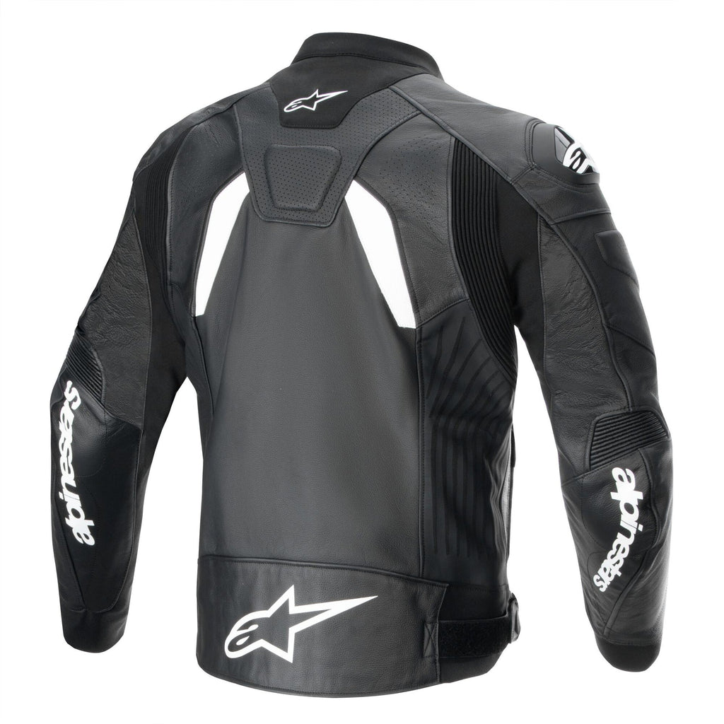Alpinestars GP Plus R V4 Airflow Motorcycle Leather Jacket (Black/White)