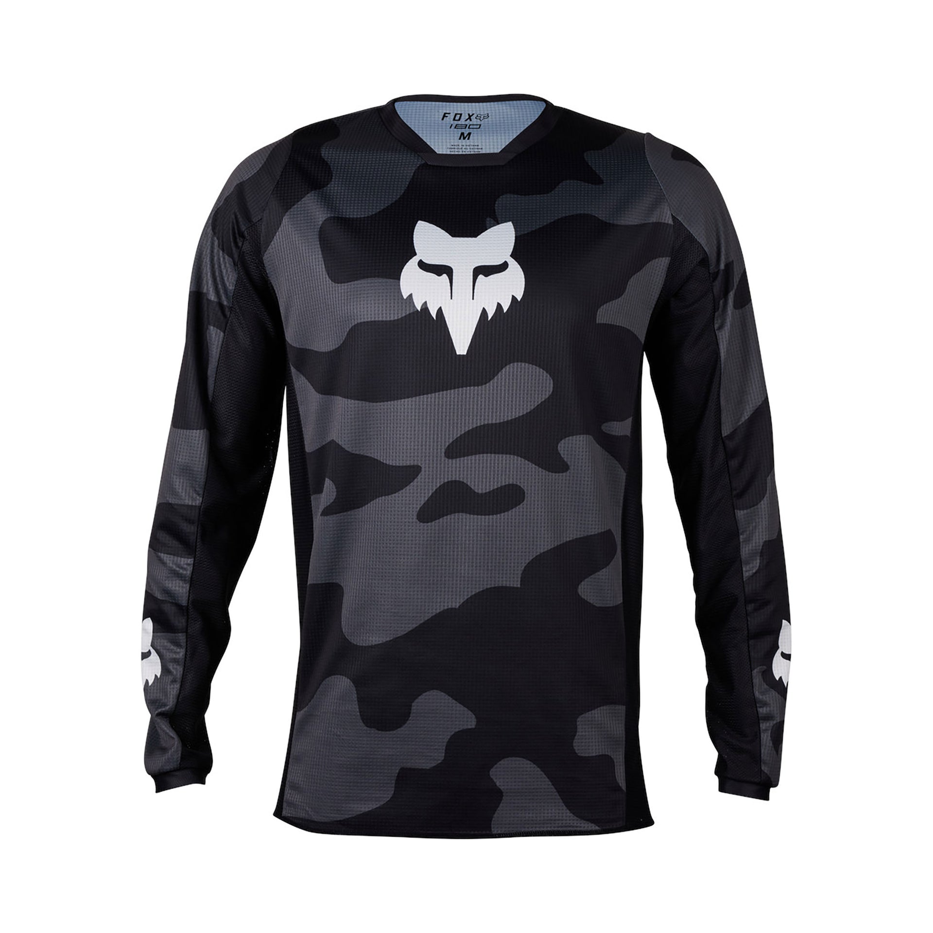 FOX Racing 180 BNKR MX Jersey (Black/Camo) SALE