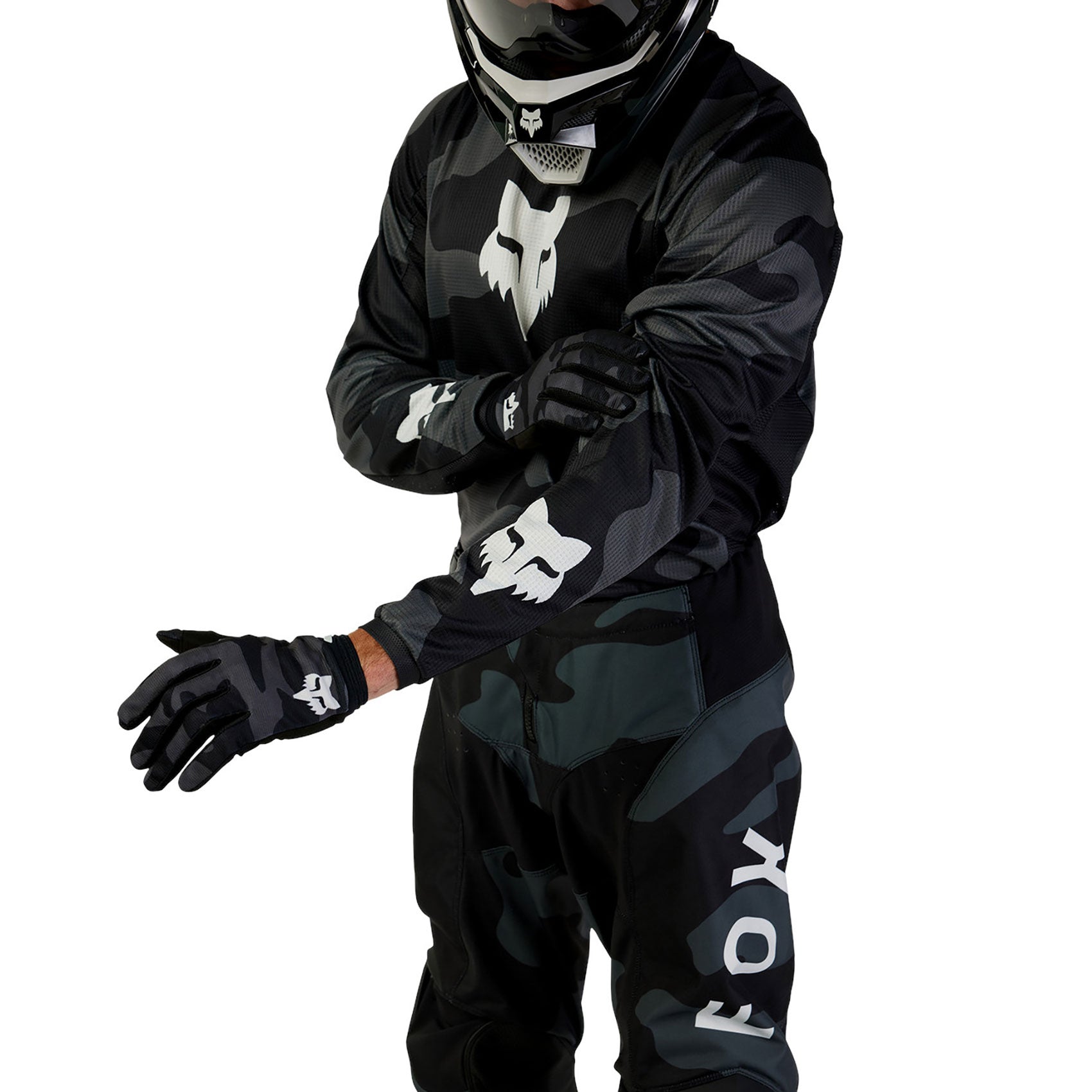 FOX 180 BNKR MX Gear Set (Black/Camo)