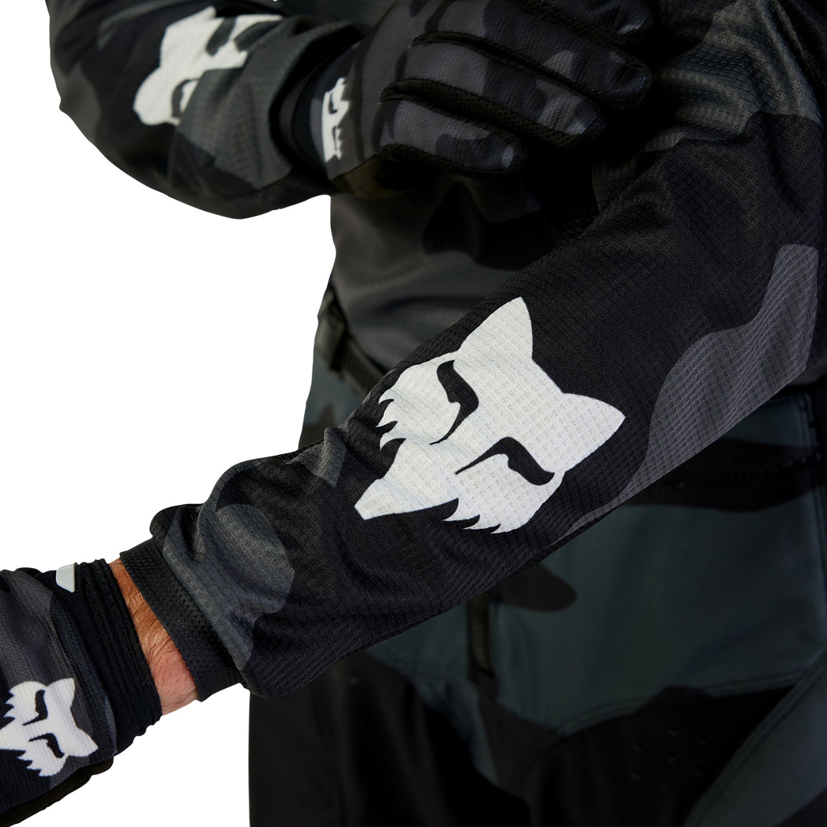 FOX Racing 180 BNKR MX Jersey (Black/Camo) SALE