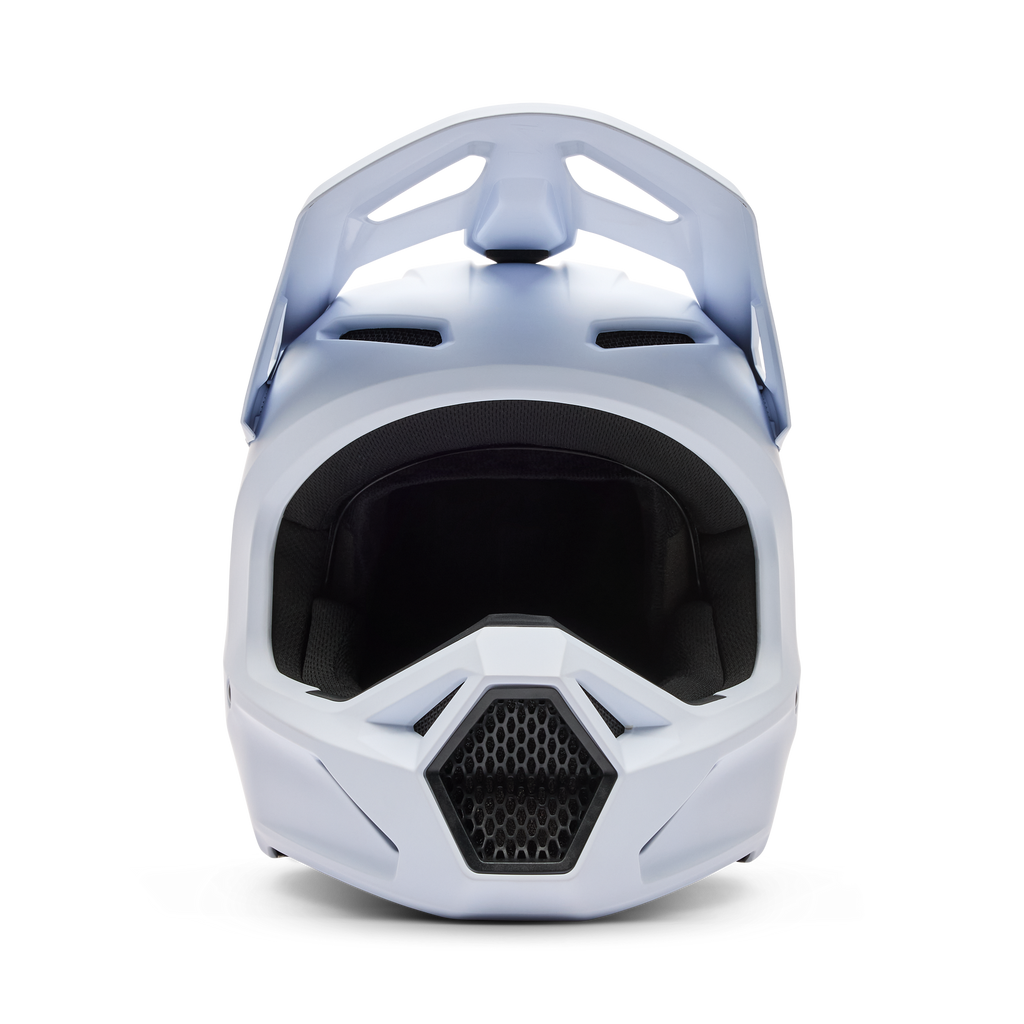 FOX Racing Youth V1 Solid MX Helmet (Matte White)