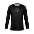 FOX Racing Youth 180 BLACKOUT MX Jersey (Black/Black)